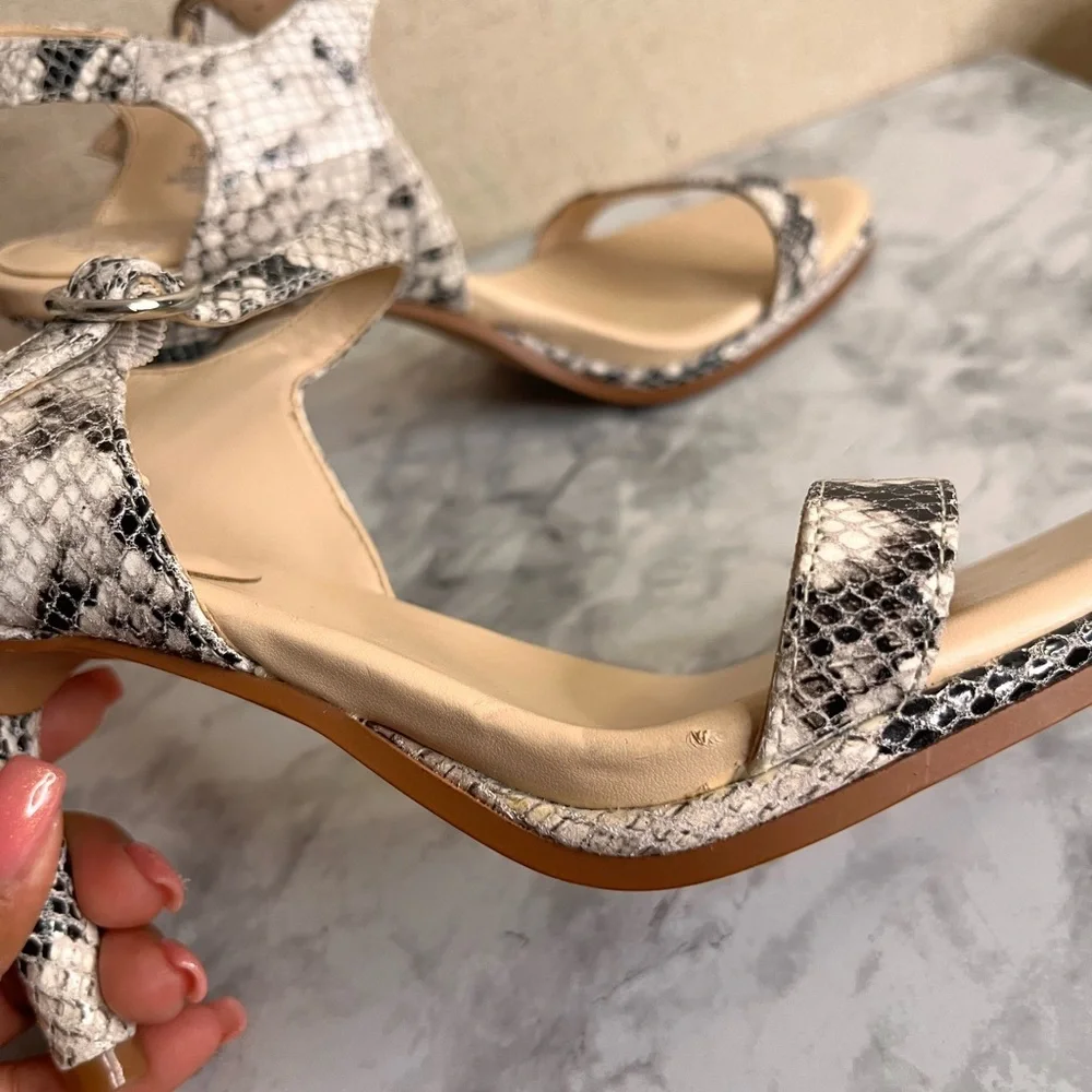Vince Camuto Snakeskin Patterned Heels